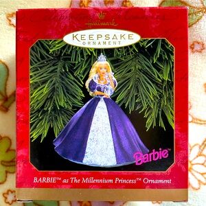 Vintage Hallmark Millennium Barbie Ornament